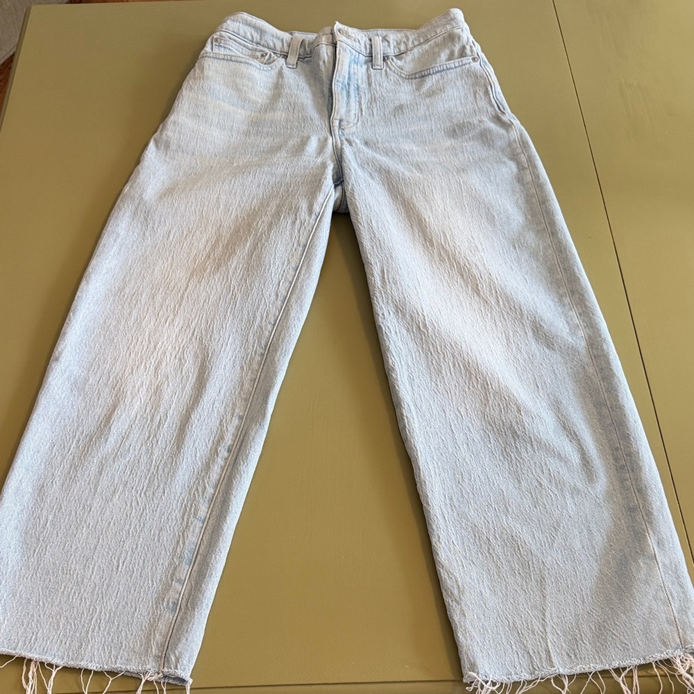 Madewell The Perfect Vintage Wideleg Cropped Jean